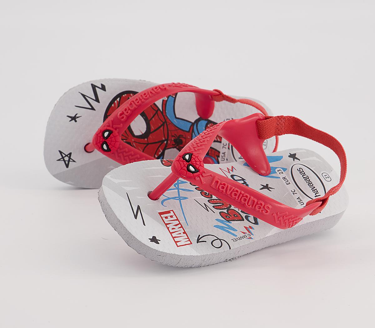 Havaianas Baby Brazil Flip Flops Havaianas Baby Brazil Flip Flops Spiderman Ice Grey