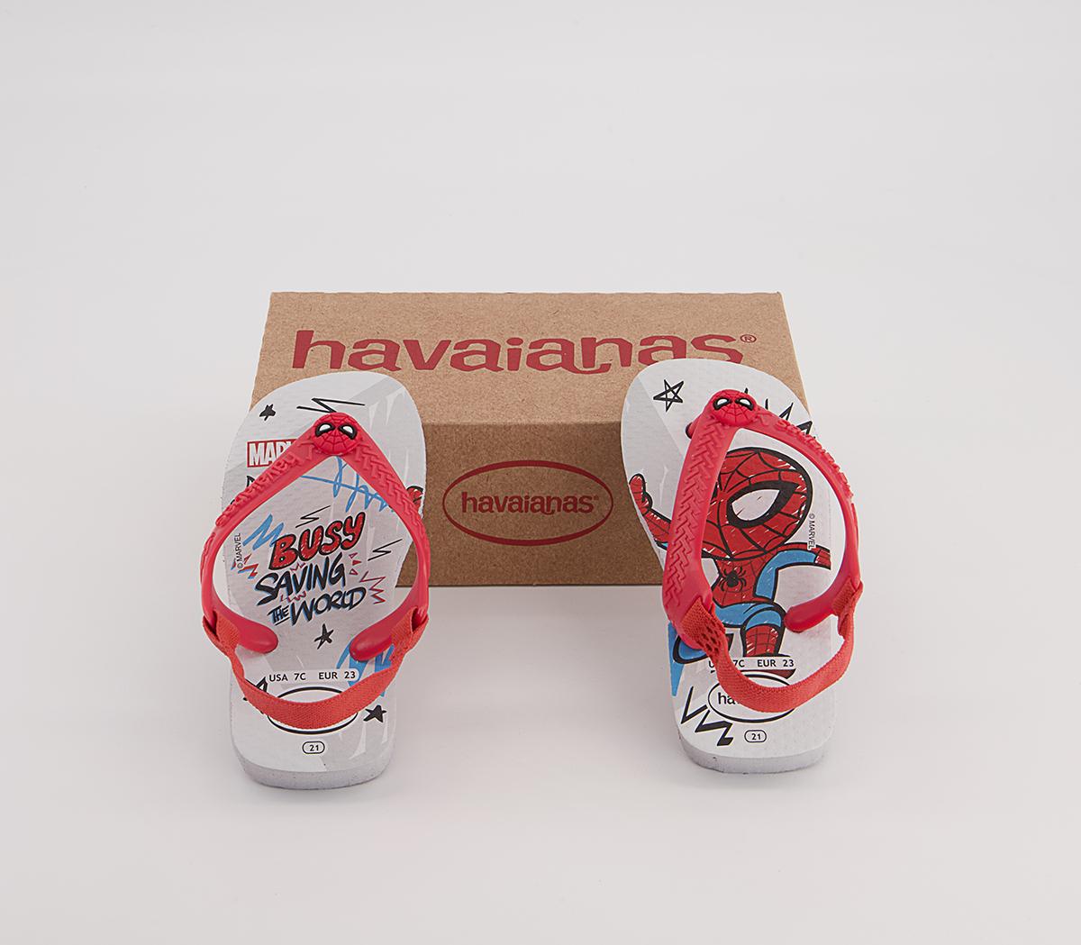 Havaianas Baby Brazil Flip Flops Havaianas Baby Brazil Flip Flops Spiderman Ice Grey