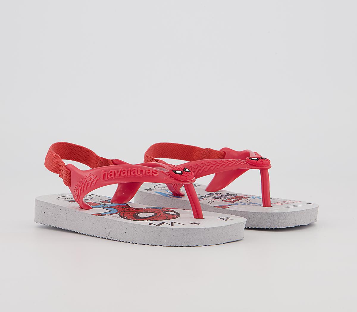 Havaianas Baby Brazil Flip Flops Havaianas Baby Brazil Flip Flops Spiderman Ice Grey