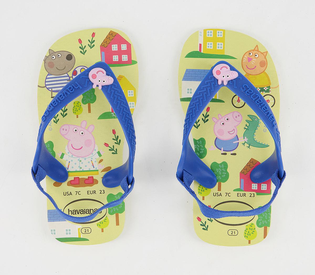Havaianas Baby Brazil Flip Flops Havaianas Baby Brazil Flip Flops Peppa Pig Lemon Yellow