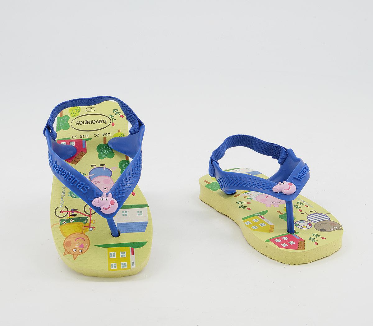 Havaianas Baby Brazil Flip Flops Havaianas Baby Brazil Flip Flops Peppa Pig Lemon Yellow