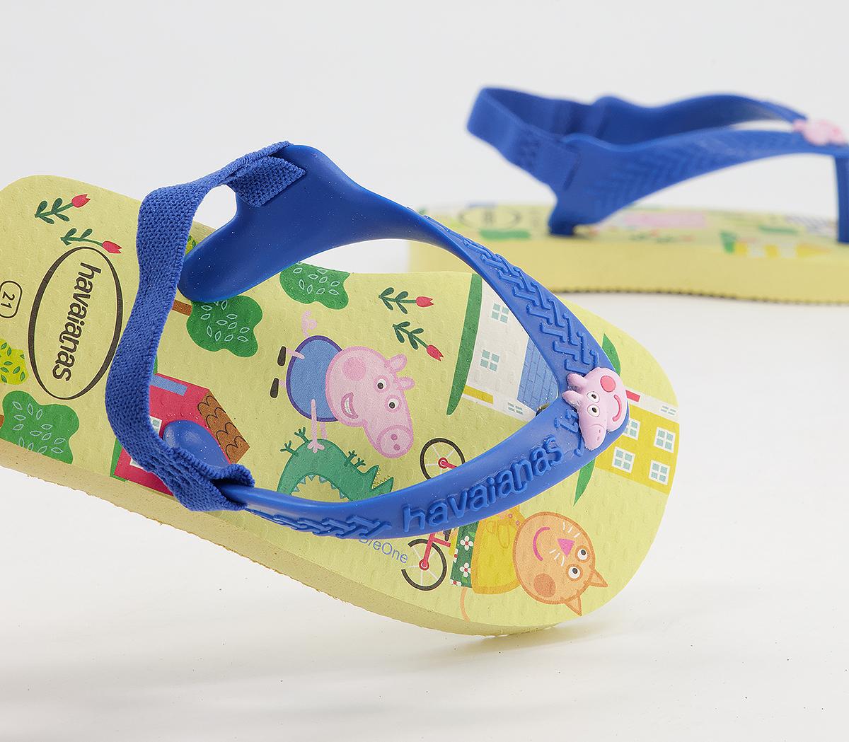Havaianas Baby Brazil Flip Flops Havaianas Baby Brazil Flip Flops Peppa Pig Lemon Yellow