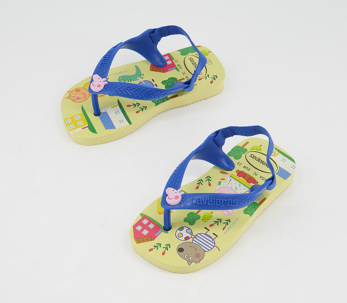 Havaianas Baby Brazil Flip Flops Havaianas Baby Brazil Flip Flops Peppa Pig Lemon Yellow