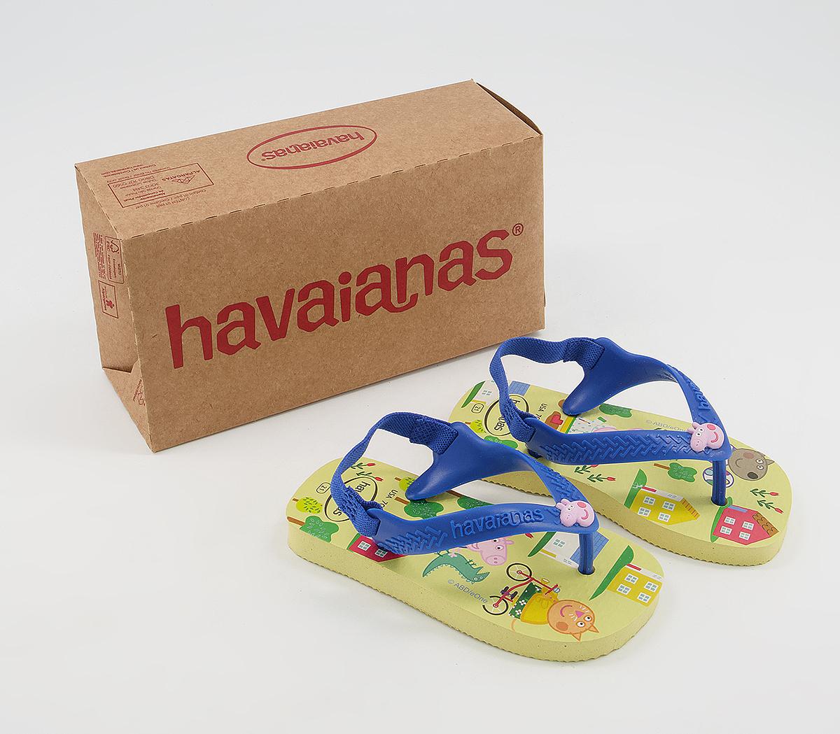 Havaianas Baby Brazil Flip Flops Havaianas Baby Brazil Flip Flops Peppa Pig Lemon Yellow