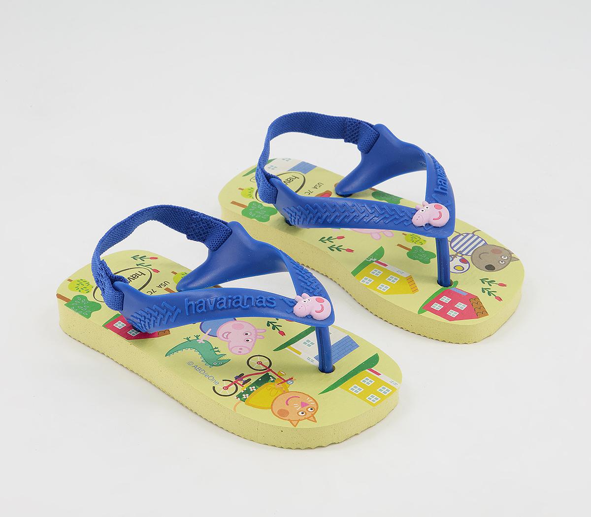 Havaianas Baby Brazil Flip Flops Havaianas Baby Brazil Flip Flops Peppa Pig Lemon Yellow