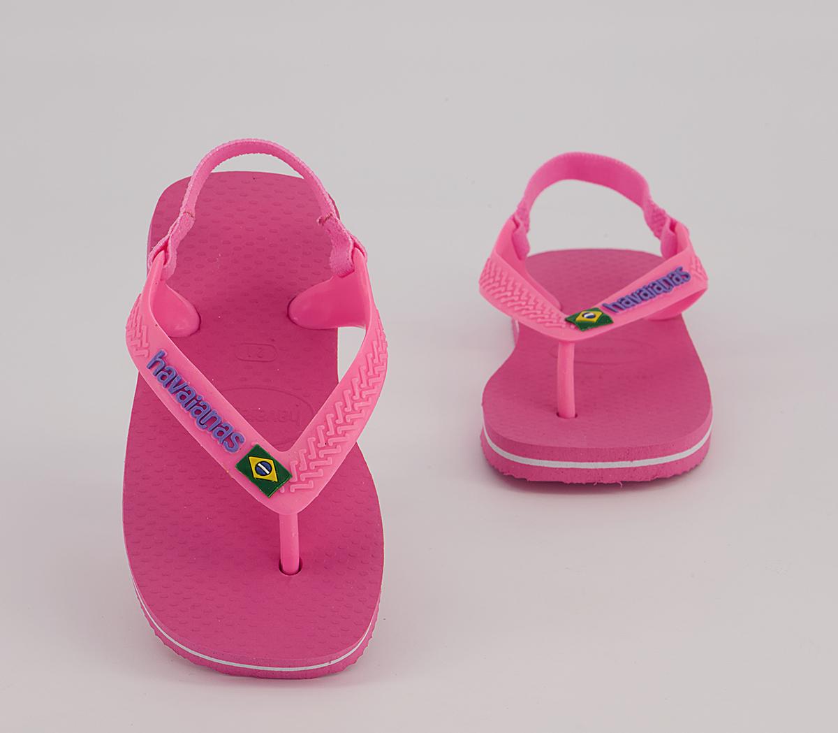 Havaianas Baby Brazil Flip Flops Havaianas Baby Brazil Flip Flops Crystal Rose