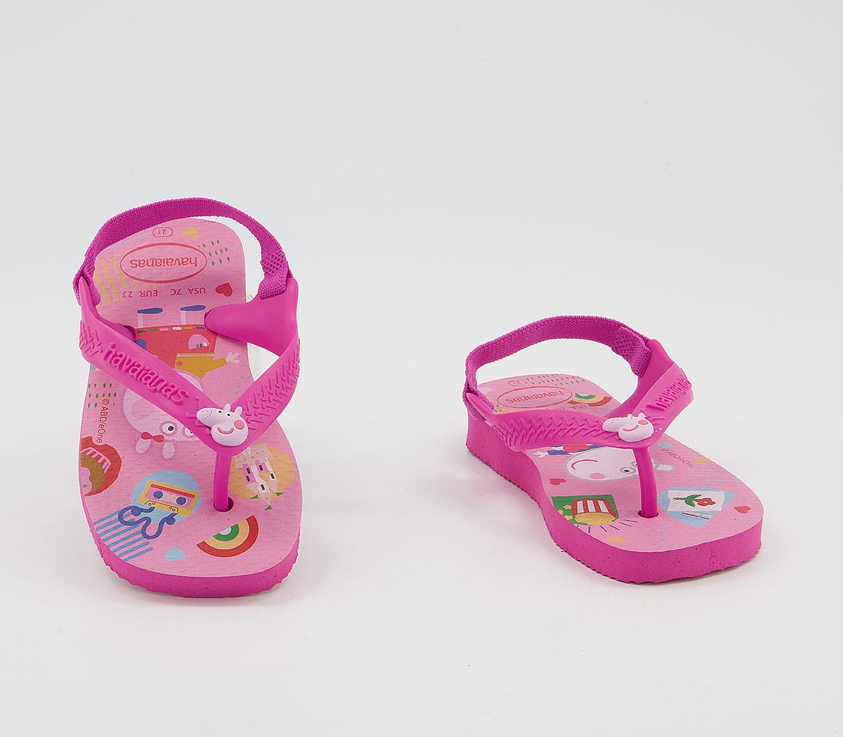 Havaianas Baby Brazil Flip Flops Havaianas Baby Brazil Flip Flops Peppa Pig Pink Flux