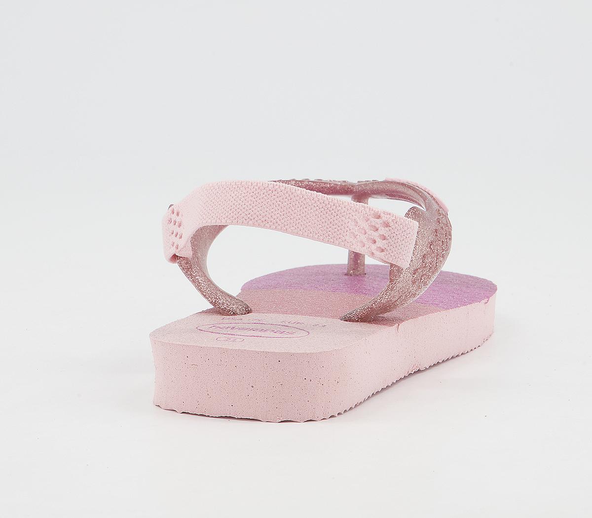 Havaianas Baby Brazil Flip Flops Havaianas Baby Brazil Flip Flops Candy Pink Palette Glow