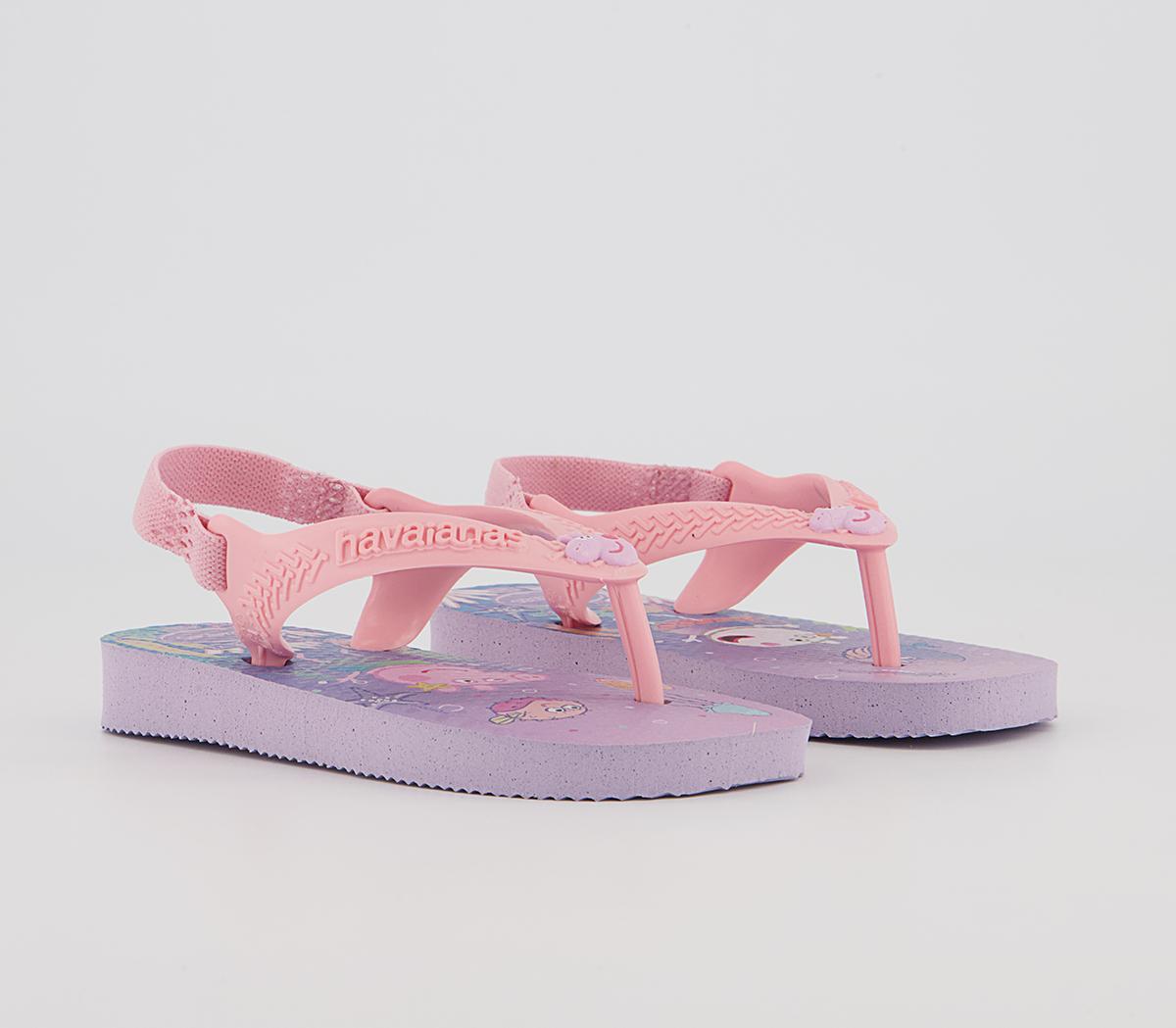 Havaianas Baby Brazil Flip Flops Havaianas Baby Brazil Flip Flops Lilac Peppa Pig