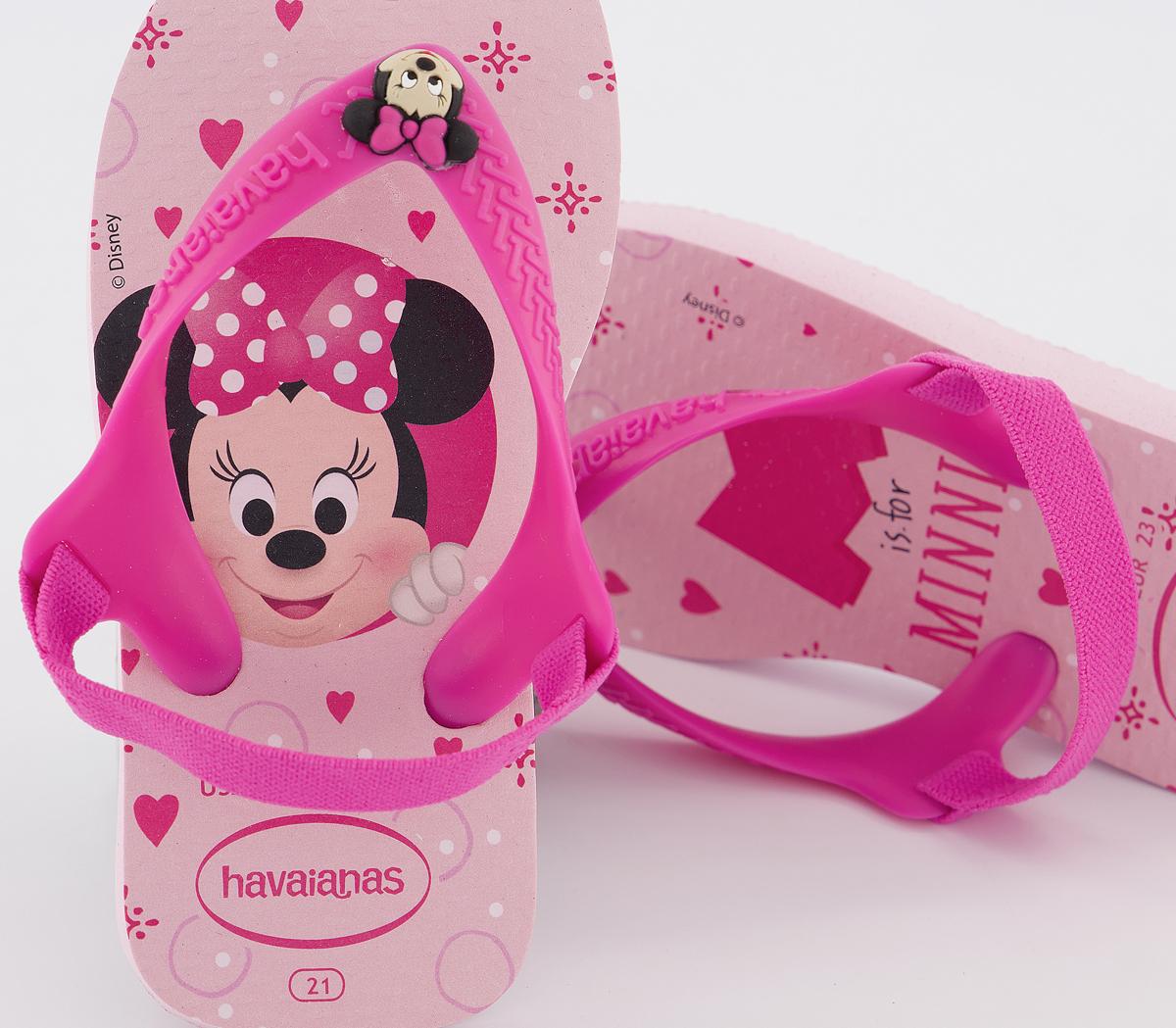 Havaianas Baby Brazil Flip Flops Havaianas Baby Brazil Flip Flops Minnie Disney Crystal Rose