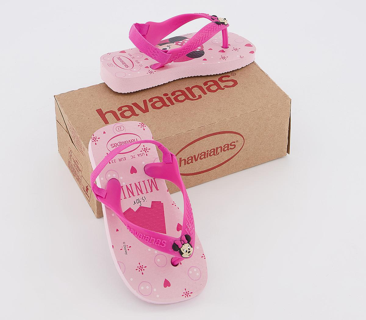Havaianas Baby Brazil Flip Flops Havaianas Baby Brazil Flip Flops Minnie Disney Crystal Rose