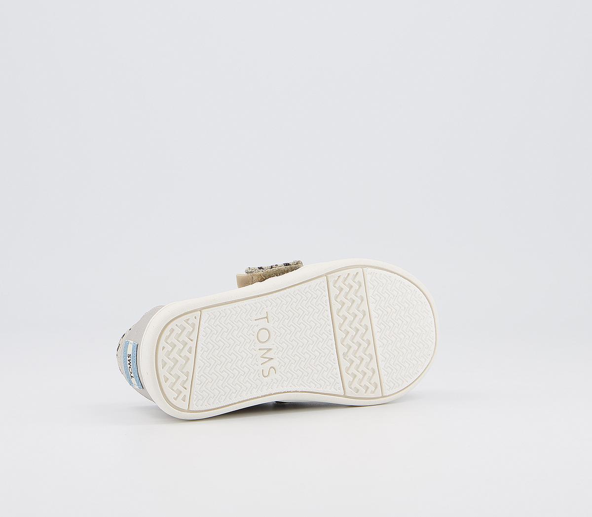 TOMS Tiny Classic Slip Ons TOMS Tiny Classic Slip Ons Natural Bob Cat