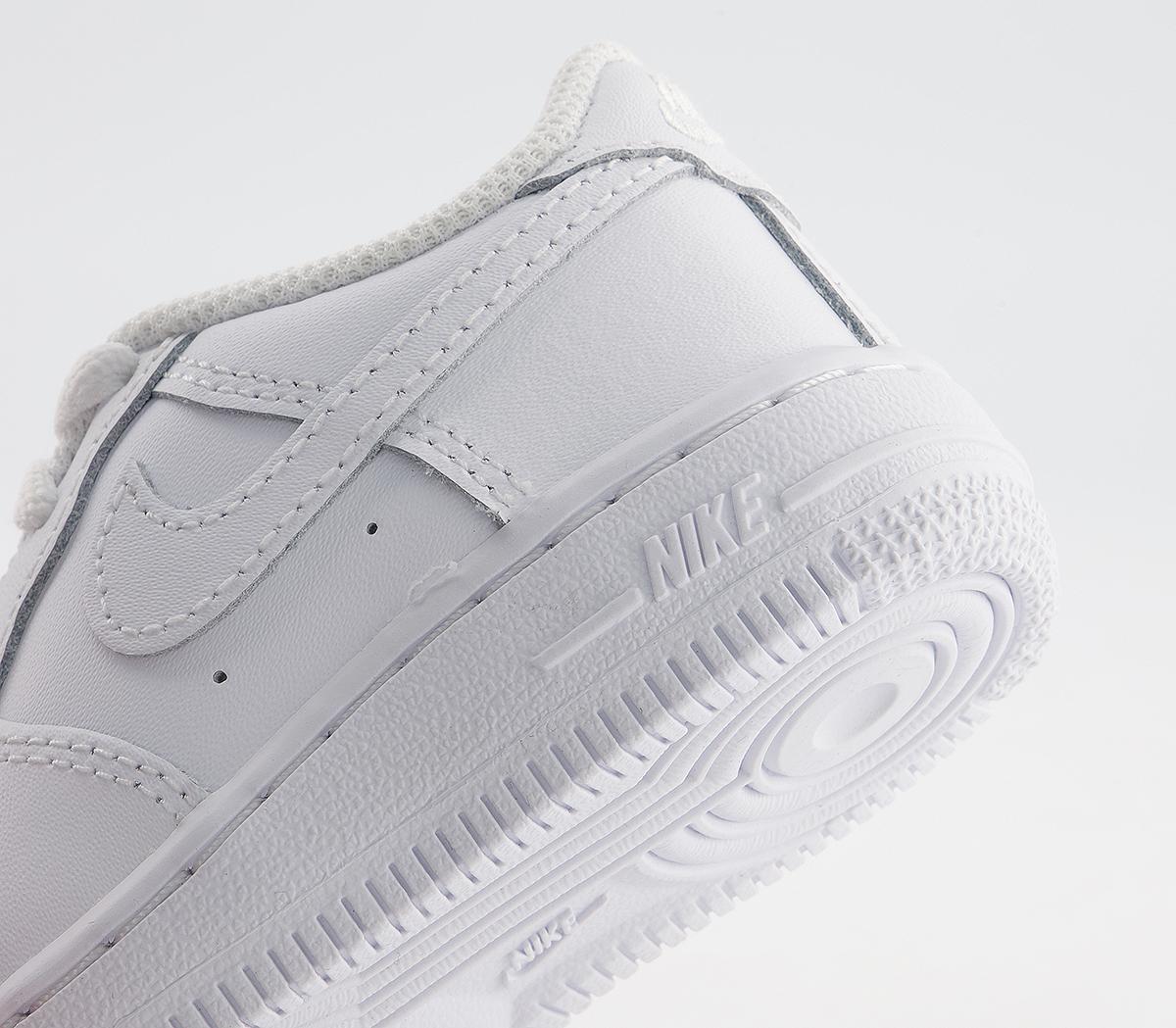 Nike Air Force 1 Infant Trainers White White White - Unisex