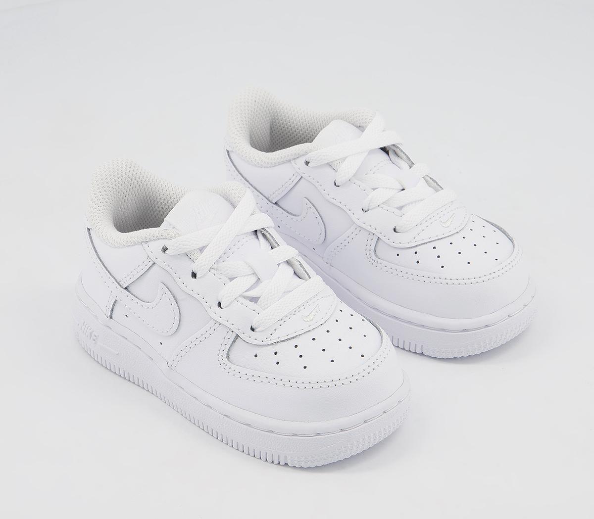 Nike Kids Air Force 1 Infant Trainers White, 6.5 Infant