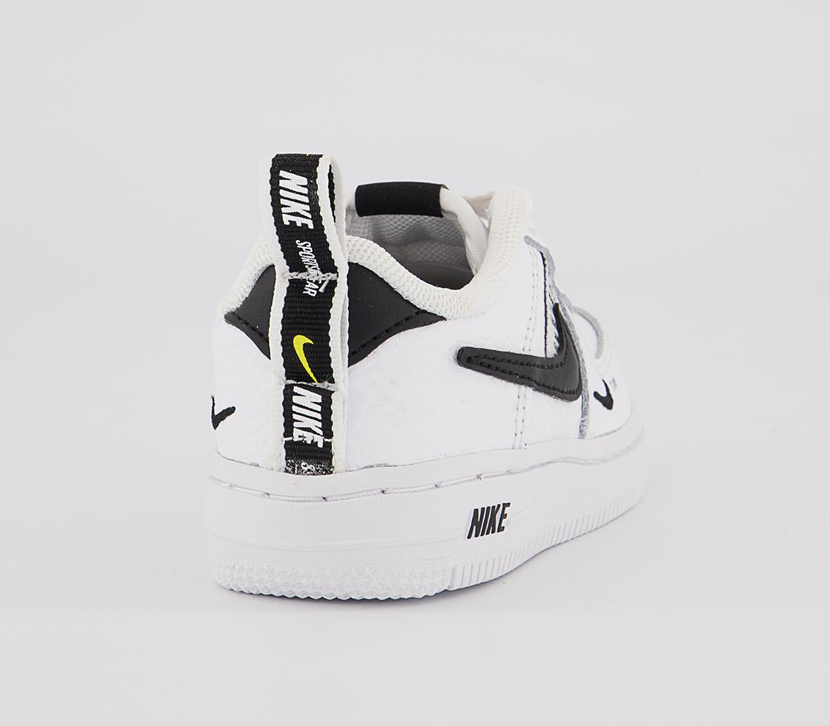 Nike Air Force 1 Infant Trainers Nike Air Force 1 Infant Trainers White White Black Tour Yellow