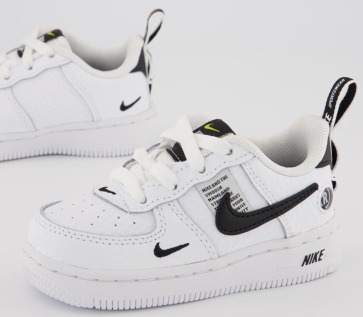 Nike Air Force 1 Infant Trainers Nike Air Force 1 Infant Trainers White White Black Tour Yellow