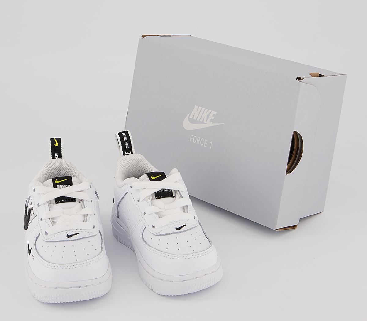 Nike Air Force 1 Infant Trainers Nike Air Force 1 Infant Trainers White White Black Tour Yellow