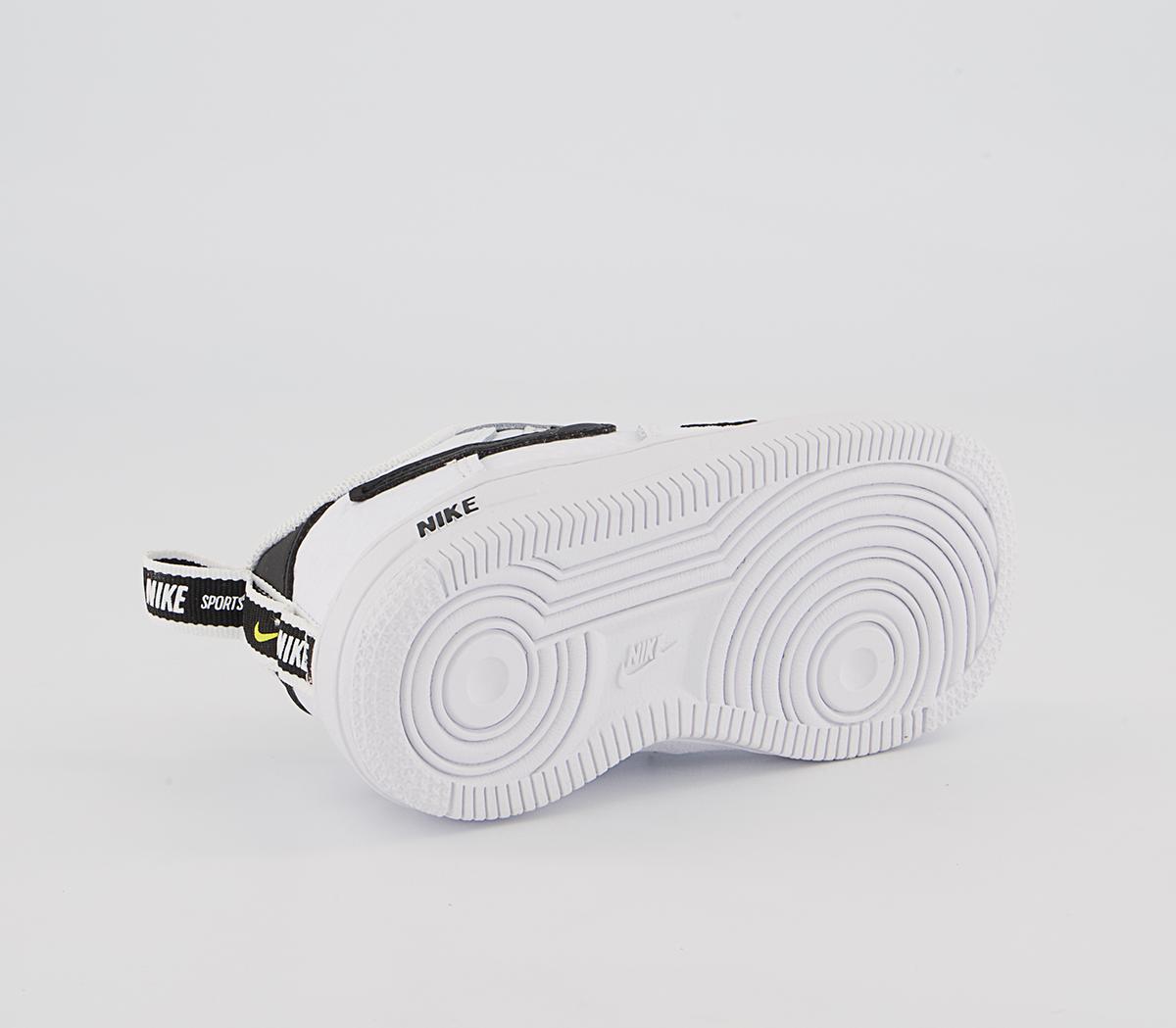 Nike Air Force 1 Infant Trainers Nike Air Force 1 Infant Trainers White White Black Tour Yellow