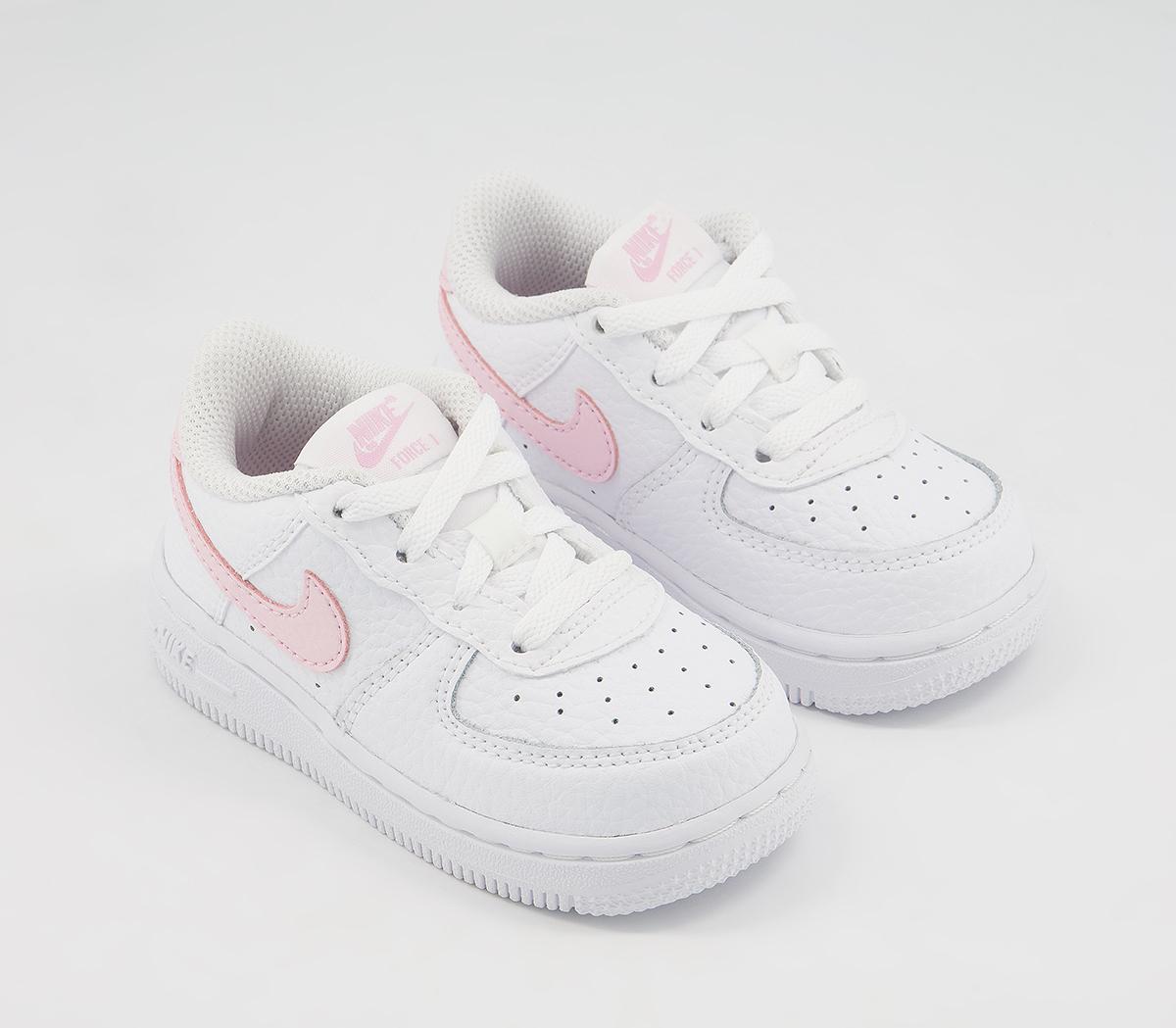 Nike Air Force 1 Infant Trainers White Pink Foam - Unisex