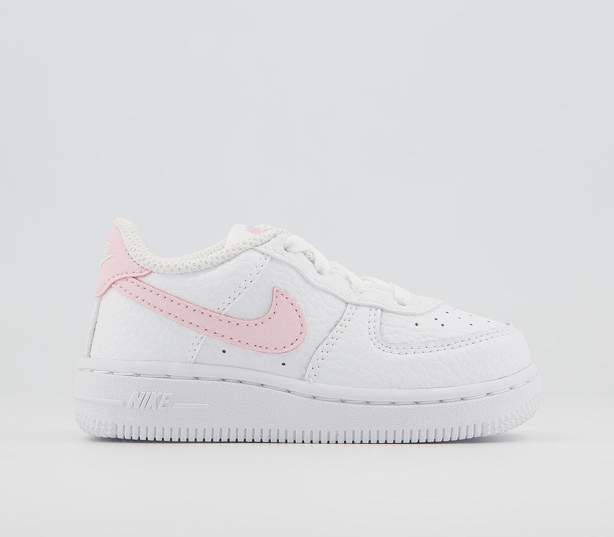 Nike Air Force 1 Infant Trainers White Pink Foam - Unisex