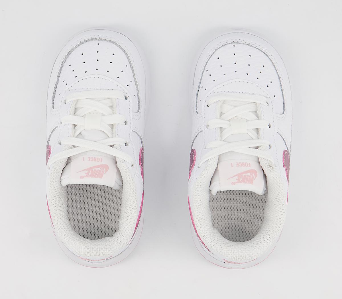 Nike Air Force 1 Infant Trainers Nike Air Force 1 Infant Trainers White Pink Glaze