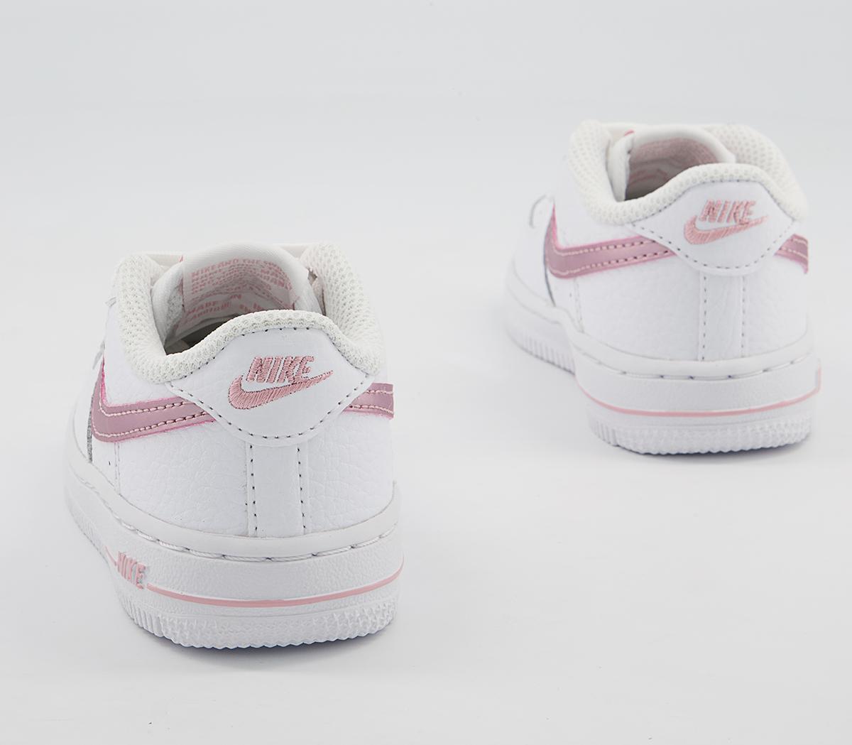 Nike Air Force 1 Infant Trainers Nike Air Force 1 Infant Trainers White Pink Glaze