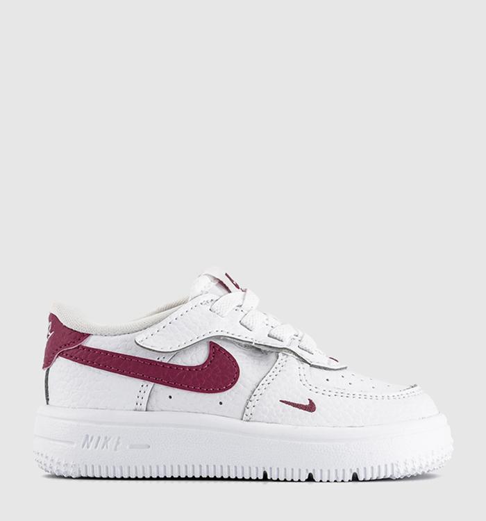 Nike Air Force 1 Infant Trainers White Sweet Beet