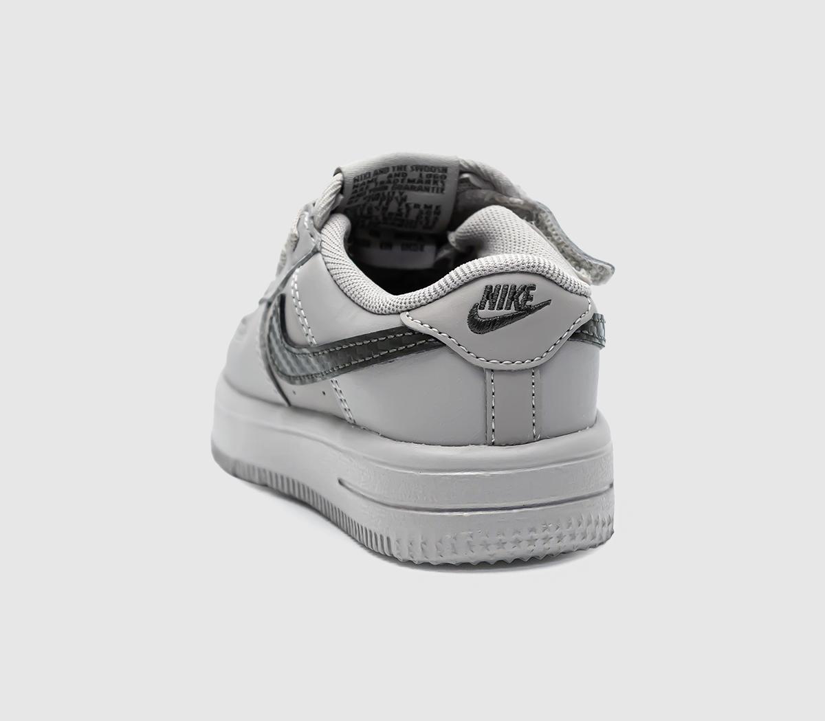 NikeAir Force 1 InfantCollege Grey Newsprint