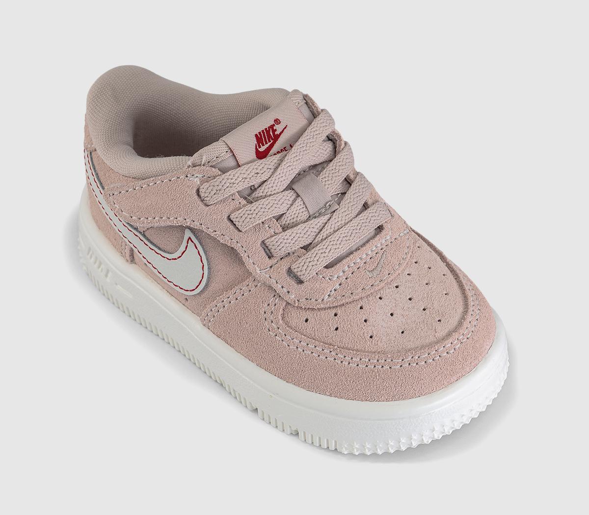 NikeAir Force 1 Infant TrainersSail Pink Red