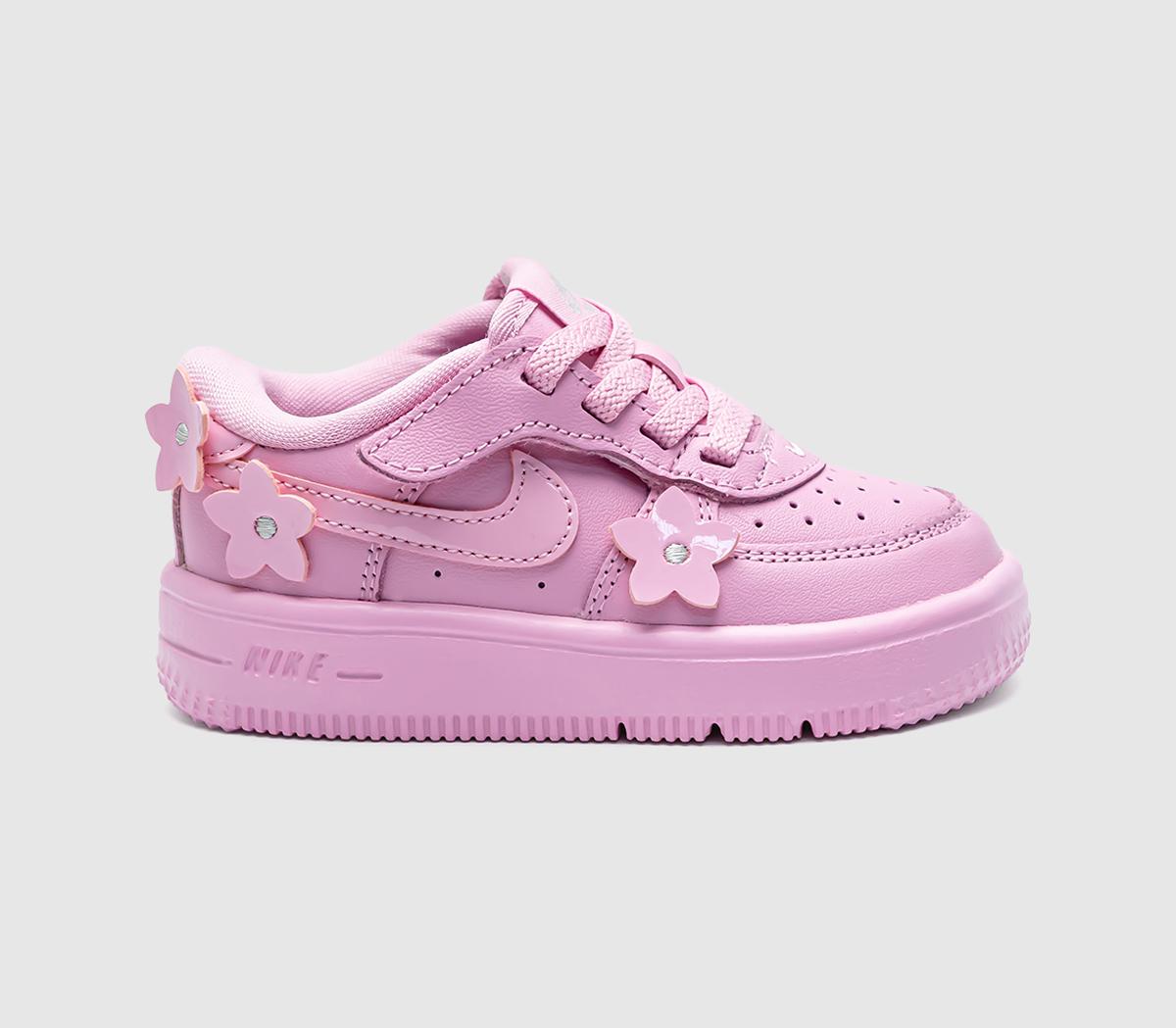 NikeAir Force 1 Infant TrainersPink Rise Pink Rise Pink Foam