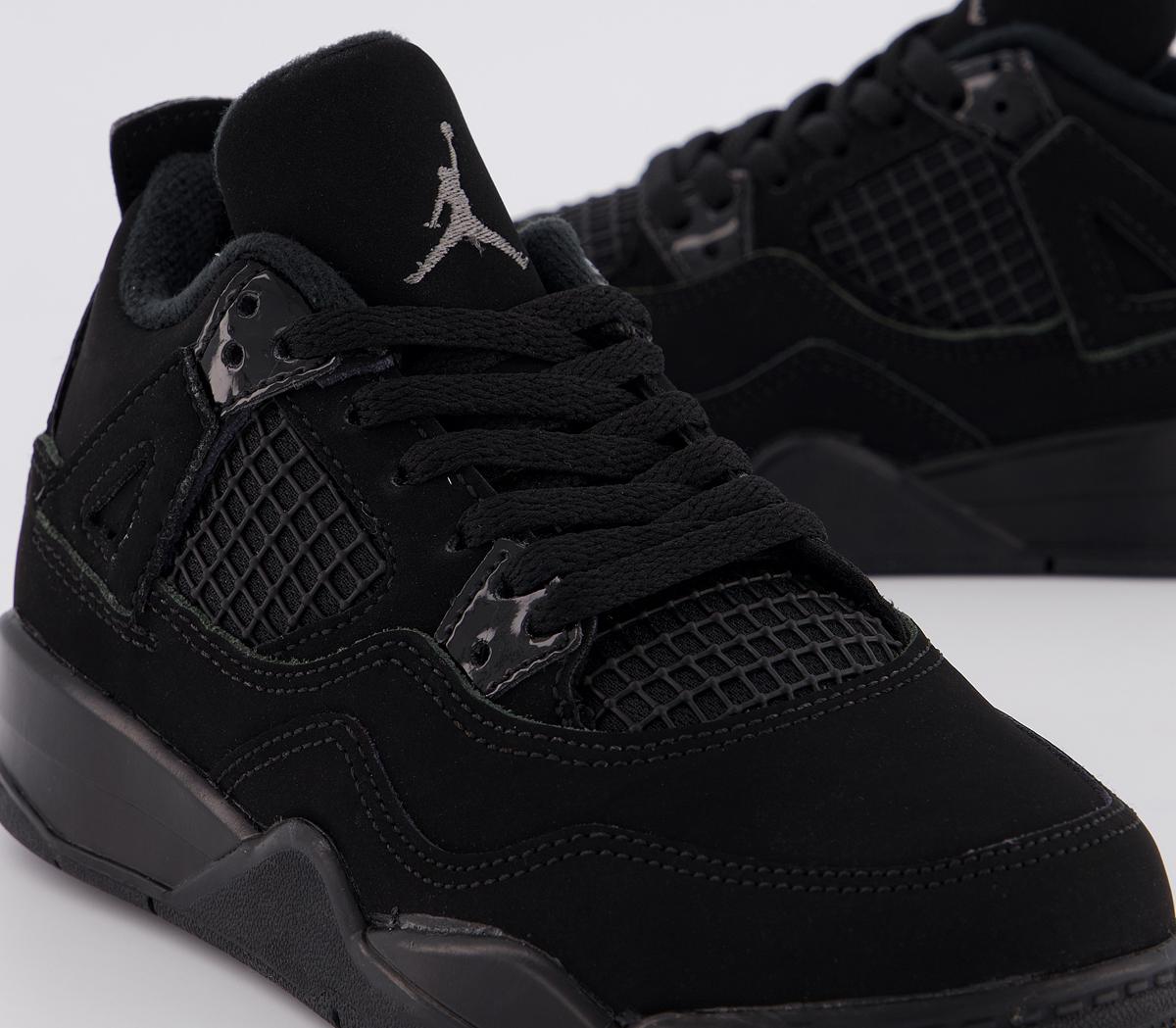 black cat jordan 4 junior