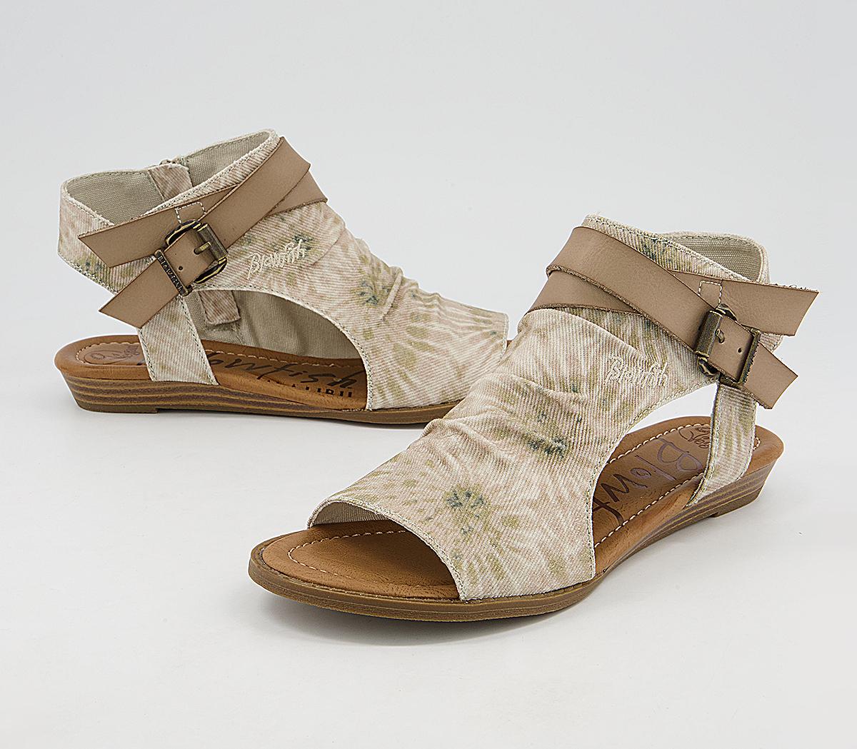 Blowfish Malibu Balla Sandals Blowfish Malibu Balla Sandals Taupe Tie Dye
