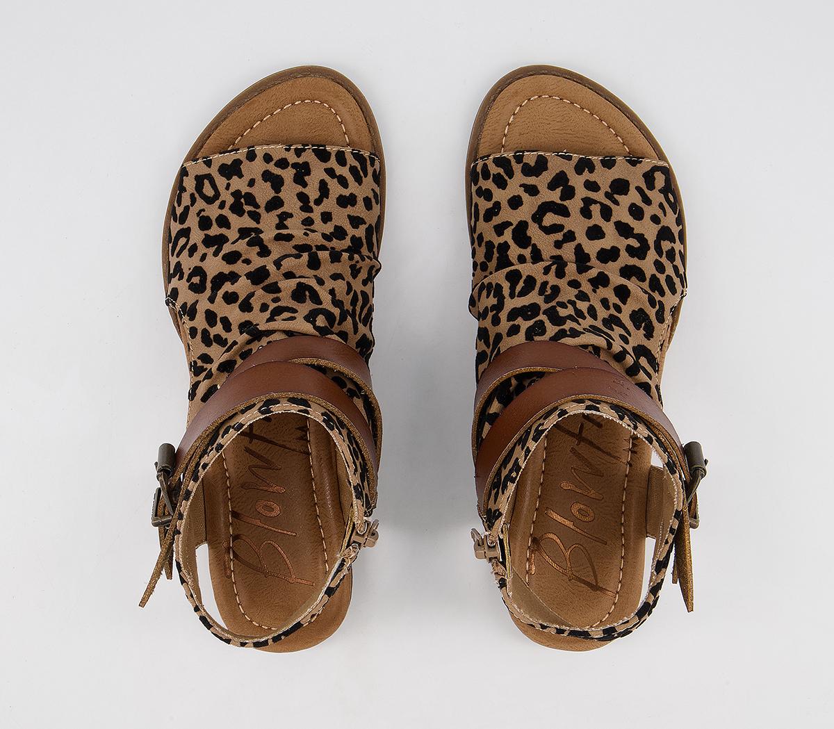 Blowfish Malibu Balla Sandals Sahara Leopard Grasslands - Women’s Sandals