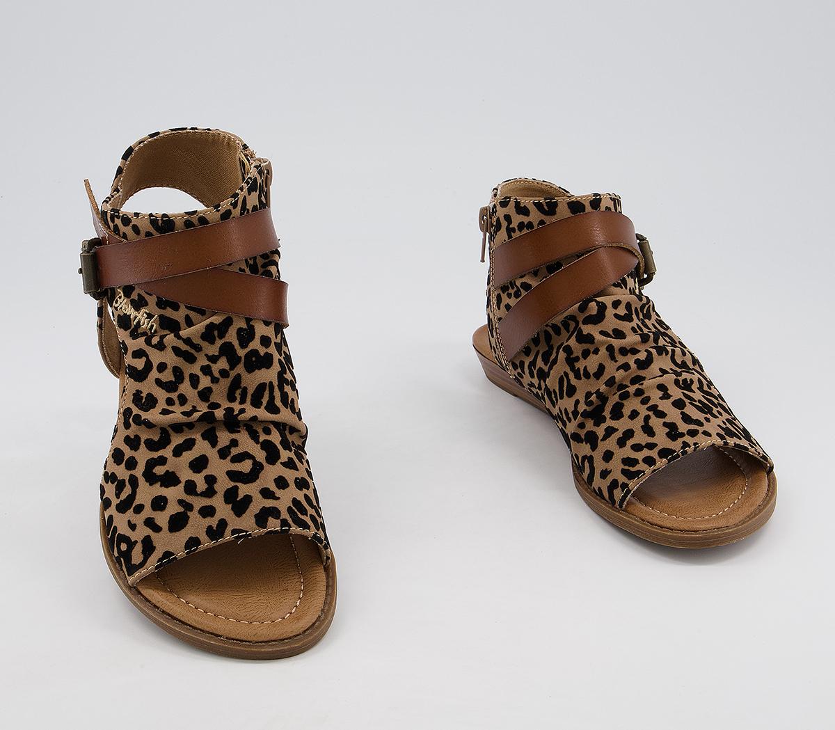 Blowfish Malibu Balla Sandals Sahara Leopard Grasslands - Women’s Sandals