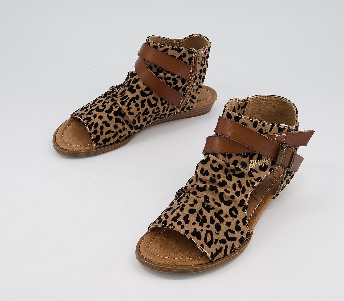 Blowfish Malibu Balla Sandals Sahara Leopard Grasslands - Women’s Sandals