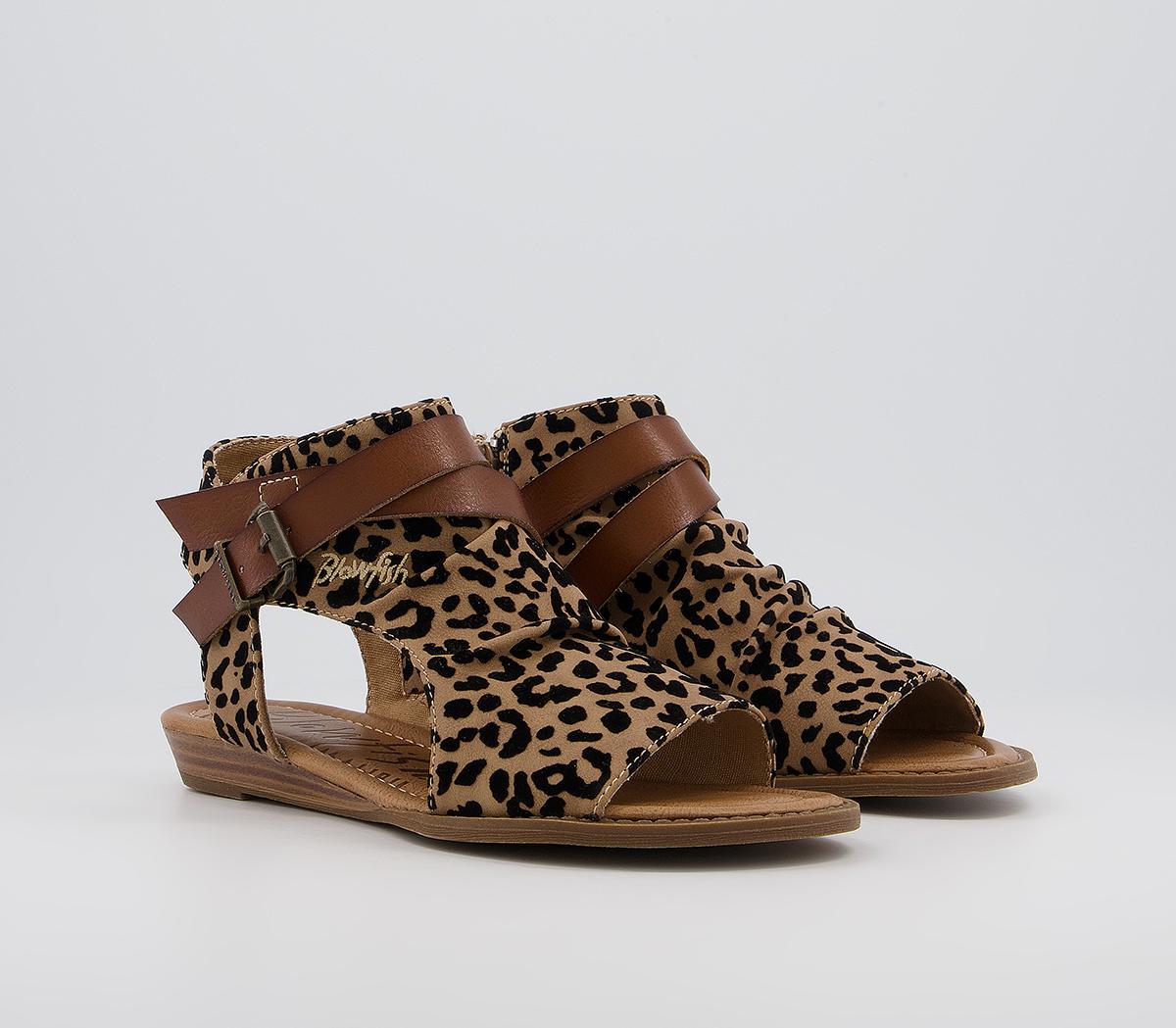 Blowfish Malibu Balla Sandals Sahara Leopard Grasslands - Women’s Sandals
