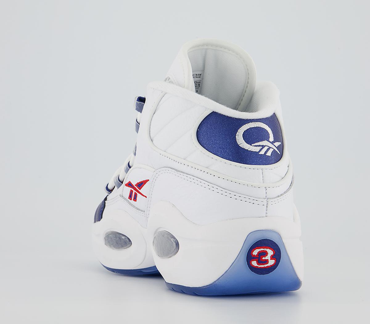 Reebok Question Mid Trainers Reebok Question Mid Trainers Blue Toe