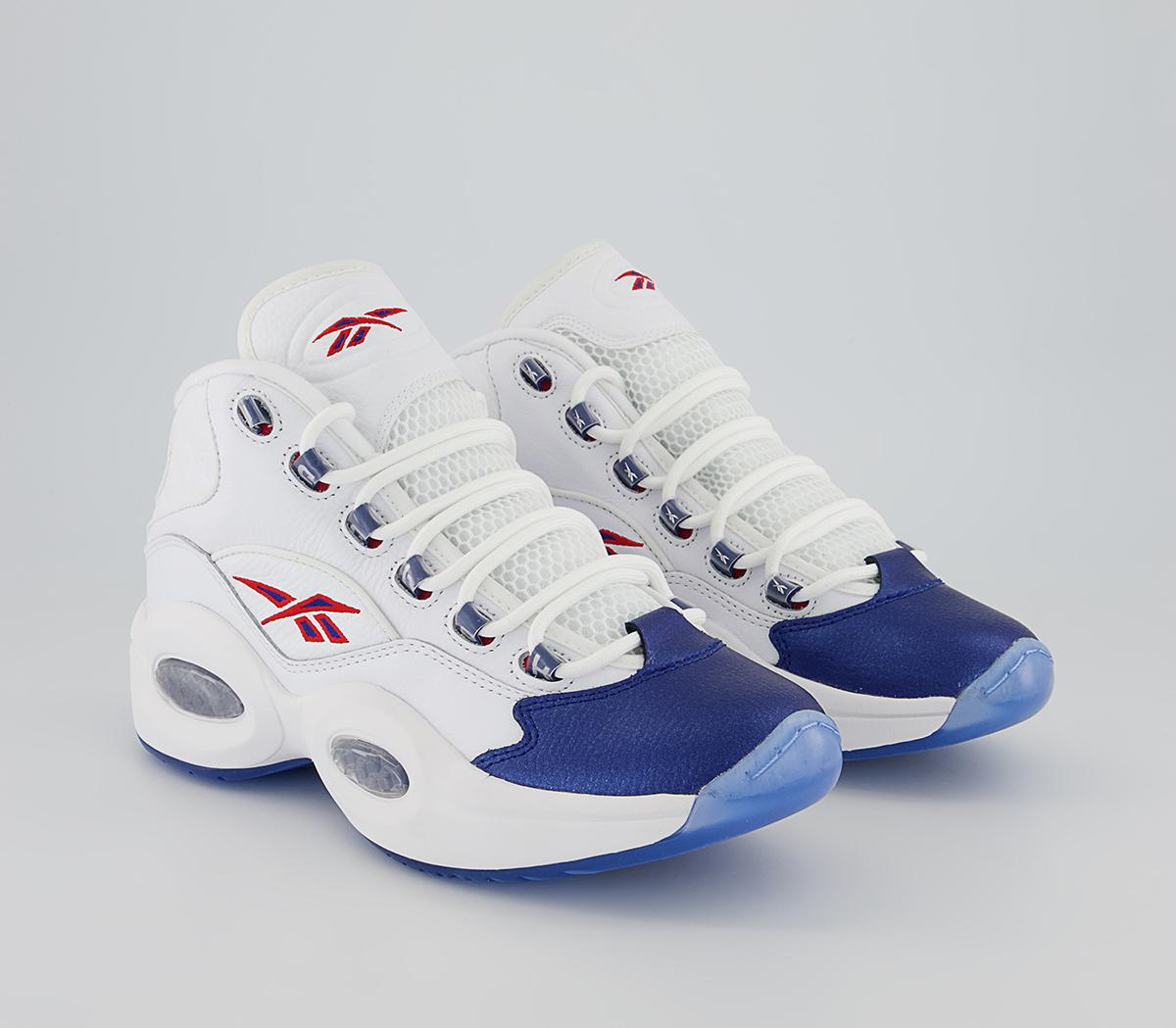 Reebok Question Mid Trainers Reebok Question Mid Trainers Blue Toe