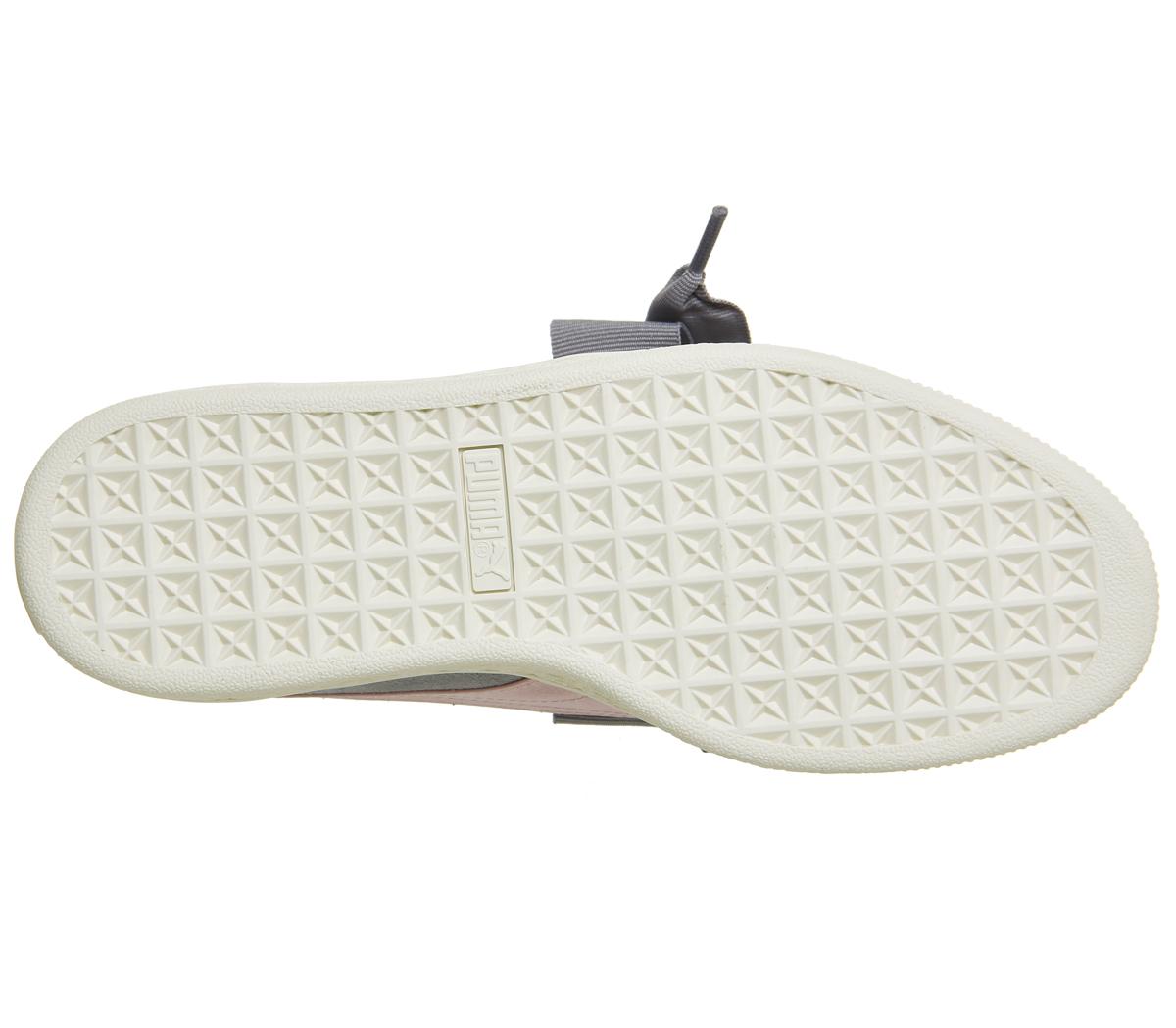 puma basket heart rose gold