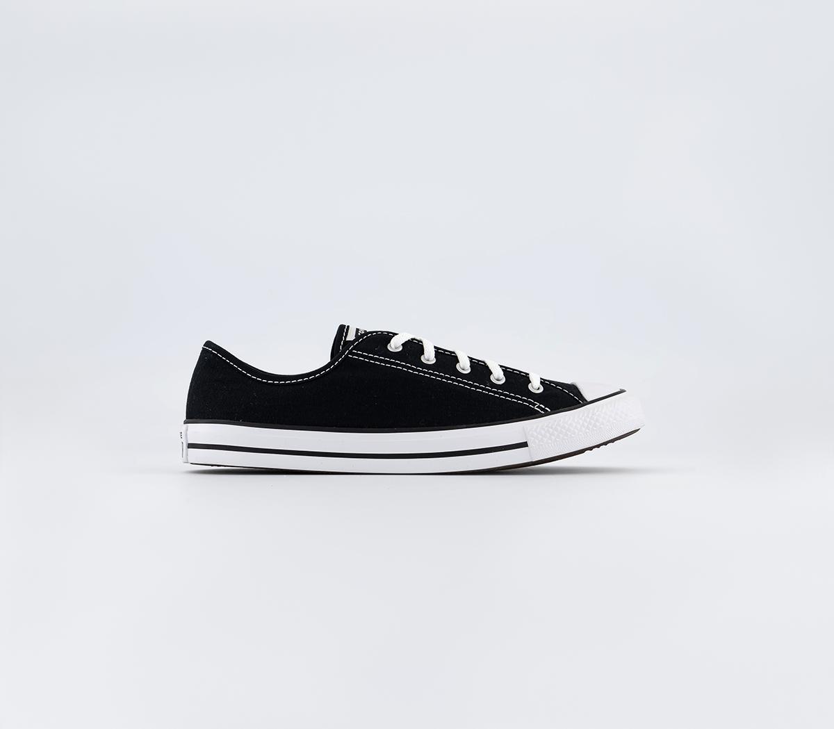 All Star Dainty Trainers Black White Black