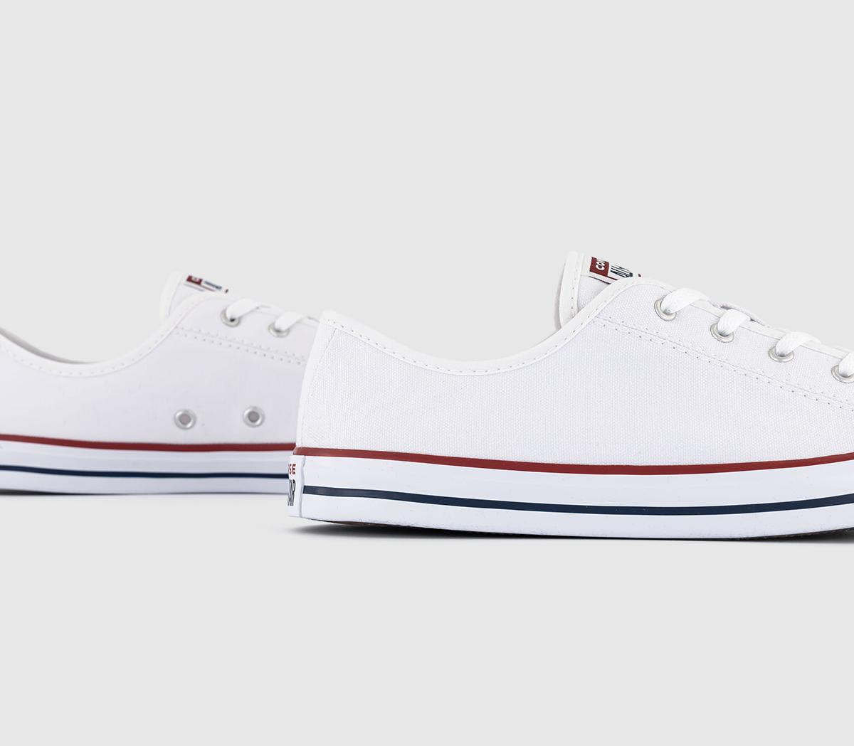 Converse All Star Dainty Trainers Converse All Star Dainty Trainers White Red Blue