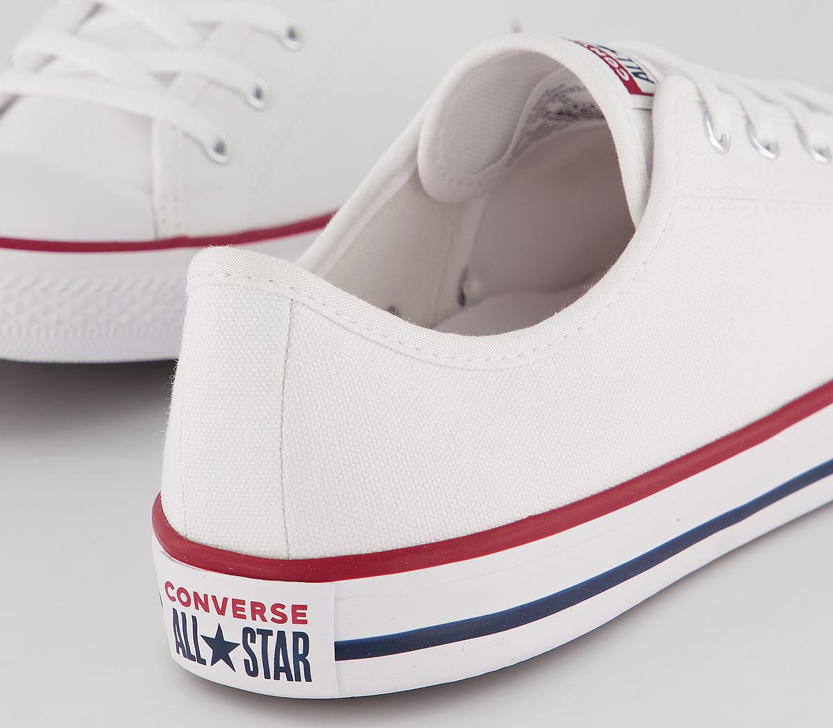 Converse All Star Dainty Trainers Converse All Star Dainty Trainers White Red Blue