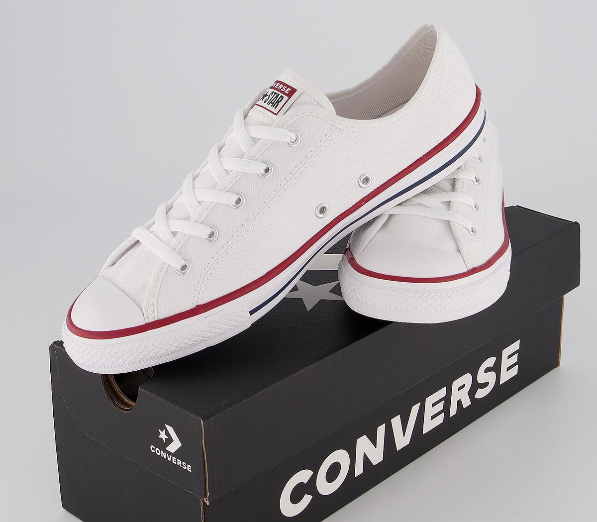 Converse All Star Dainty Trainers Converse All Star Dainty Trainers White Red Blue