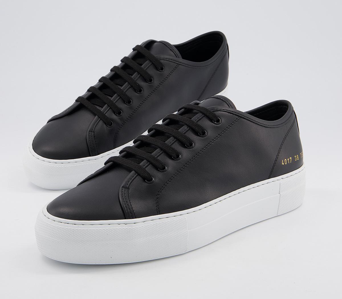 Common Projects Tournament Low Super Trainers Black White - Women's ...