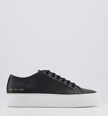 Common Projects Tournament Low Super Trainers Black White