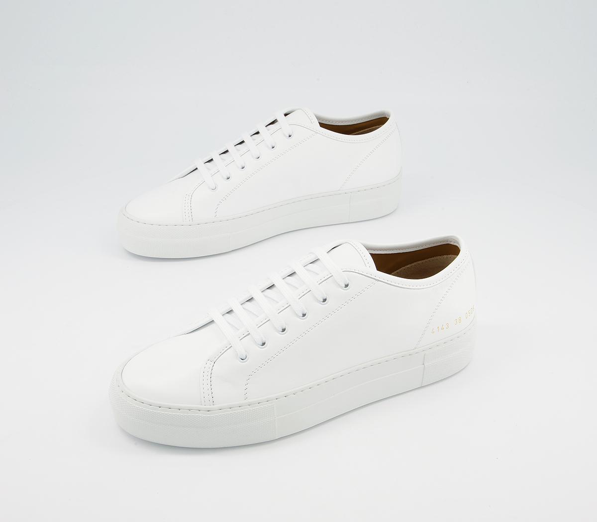 Common Projects Tournament Low Super Trainers Common Projects Tournament Low Super Trainers White