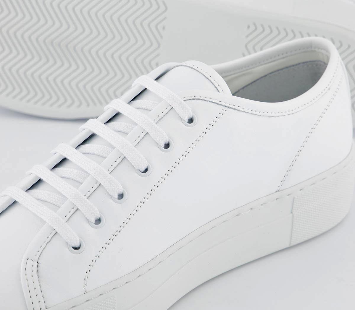 Common Projects Tournament Low Super Trainers White Leather - Women's ...