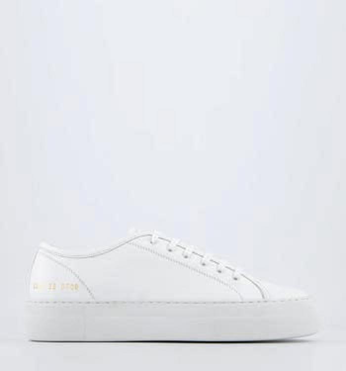 Common Projects Tournament Low Super Trainers White Leather
