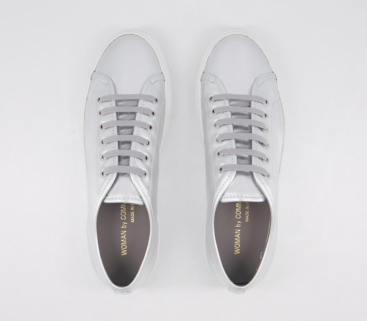Common Projects Tournament Low Super Trainers Common Projects Tournament Low Super Trainers Silver White