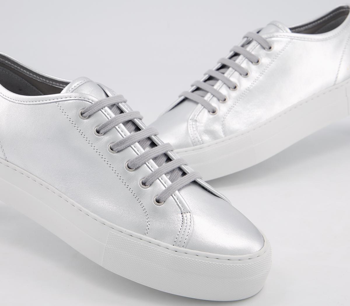 Common Projects Tournament Low Super Trainers Common Projects Tournament Low Super Trainers Silver White